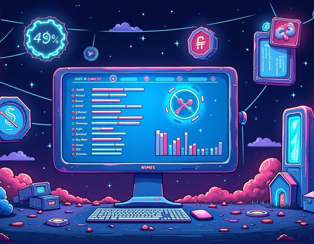 ClickerHa satirical game interface